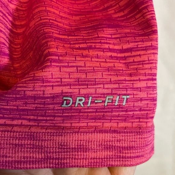 Nike DriFit Red Pink Heather Look Athletic Tank Top Size S - Picture 6 of 8